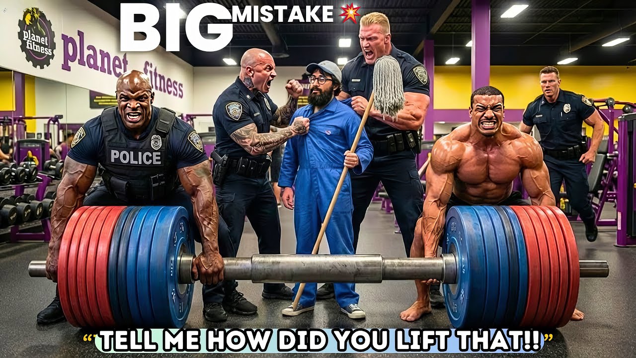 BODYBUILDERS Mocked… Until Anatoly’s 32KG Mop SCARES the Gym’s ELITE Physique King 😱💪🧹