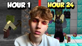 I PLAYED MINECRAFT FOR 24 HOURS STRAIGHT!!!!