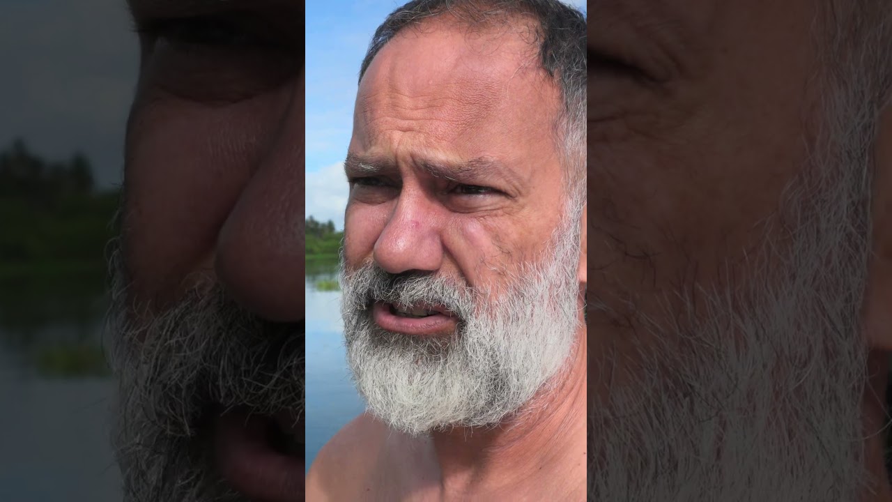 ⁣Água doce tão pura que vou encher o tanque do veleiro
