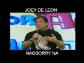 Joey de Leon Nagsorry na about depression issue