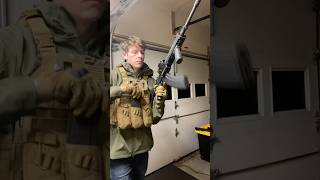 QBZ-191 left hand reloads #airsoft #airsoftgun #airsoftcqb #reload #scp  #bf6 #arenabreakout #gaming