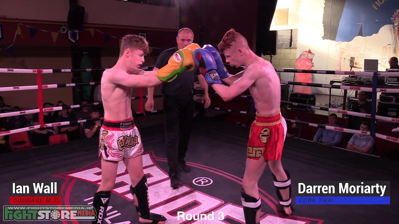 Ian Wall vs Darren Moriarty - Explosion 1 newspaper mockup