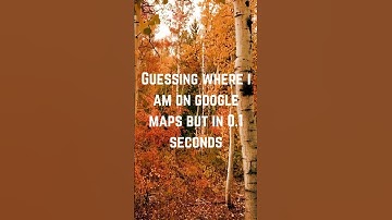 0.1 Seconds Geoguessr