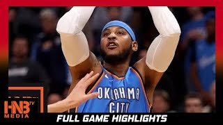 Oklahoma City Thunder vs New York Knicks Full Game Highlights / Week 1 / 2017 NBA Season Oklahoma City Thunder vs New York Knicks Full Game Highlights / Week 1 / 2017 NBA Season