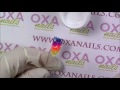 Nail art con i pigmenti neon oxa nails