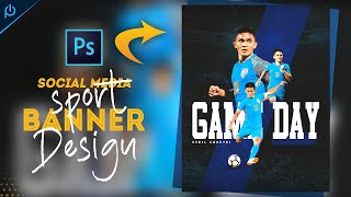 Professional Football Poster Design in Adobe Photoshop CS6  | Photoshop Tutorial screenshot 5