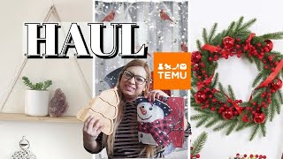 HAUL DE TEMU 😍🎄 Decoración navideña y más 💯✅ para mí casa Infonavit 🏠 compras económicas