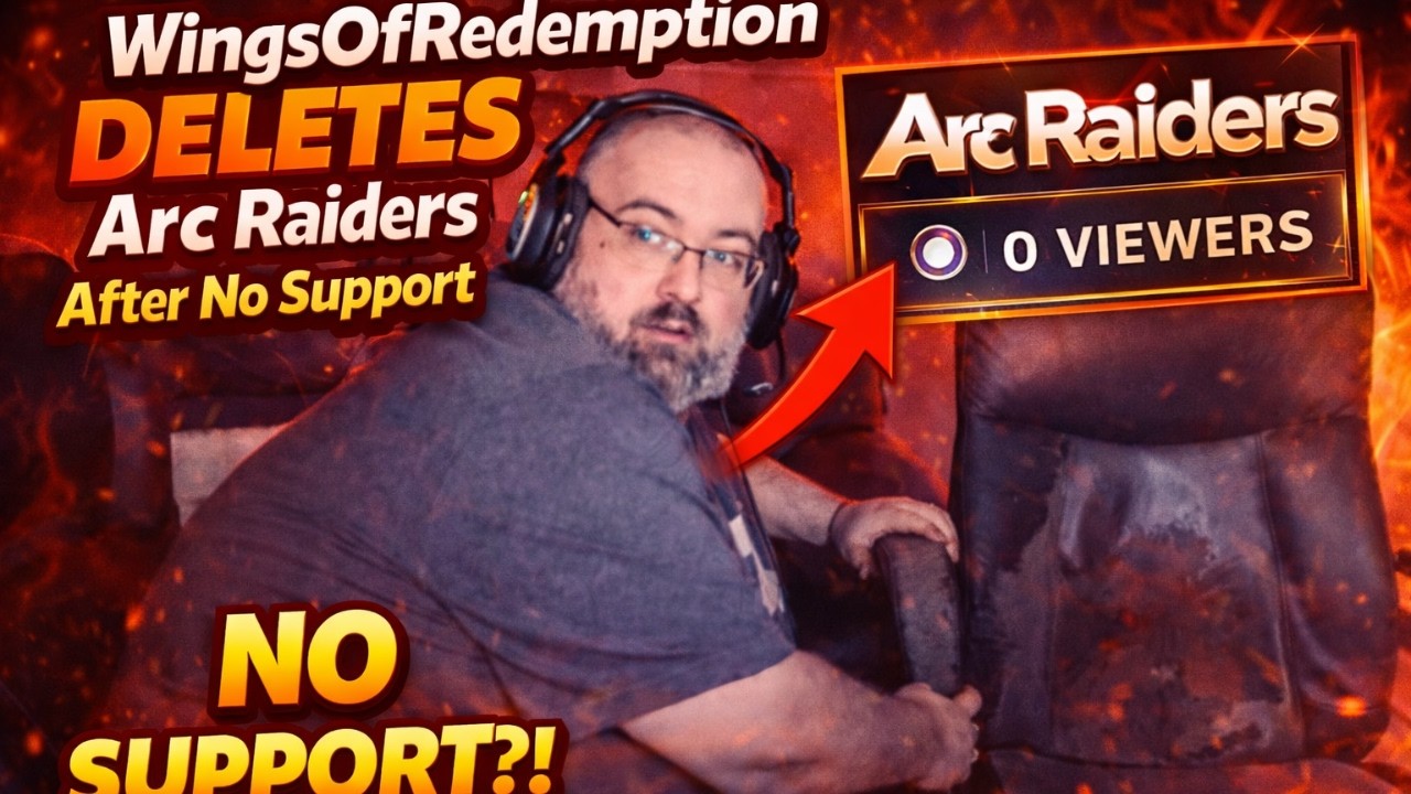 WingsOfRedemption Deletes Arc Raiders After No Support HeyArvy Cameo?