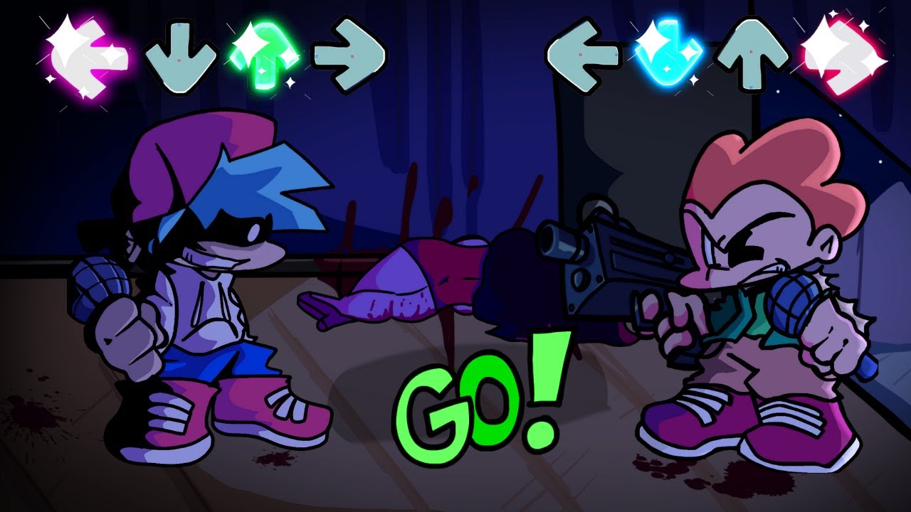 Friday Night Funkin' - BF kills GF (Thanatophobia 1.5) -  All Cutscenes & Ending