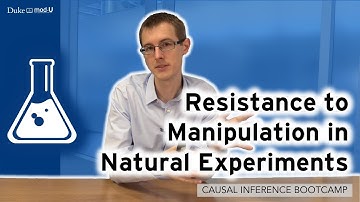 Resistance to Policy Manipulation in Natural Experiments: Causal Inference Bootcamp