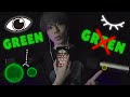 ASMR When You Hear “GREEN”, Open Your Eyes &Follow the energy🟢GREENと言われたら、緑の球を目で追いなさい。指示に従う/マウスサウンド