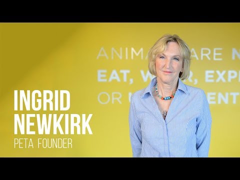 Video: Ingrid Newkirk este vegană?