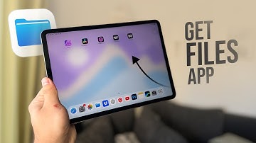 How to Get File App on my iPad (tutorial)