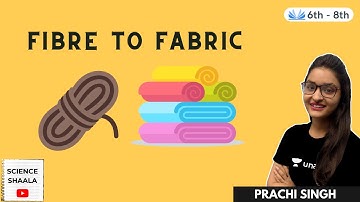 Fibres to Fabric (Part 1) | Class 6 | Chapter 3 | Science Shaala | Prachi Singh