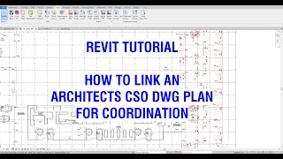 Revit Tutorial - How to link an Architectural DWG Concrete Setout Plan into Revit for Coordination