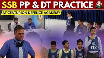 SSB Interview PP&DT Practice at Centurion Defence Academy l SSB Preparation | PPDT Tips