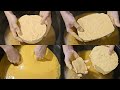 Super Soft Yellow Mud dirt Water Crumbling | Satisfying Soft Yellow Reforms Water Crush ASMR