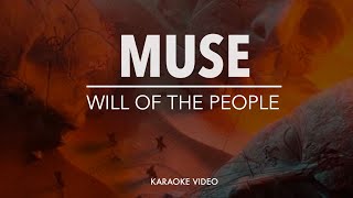 Muse -  Will Of The People [karaoke version]