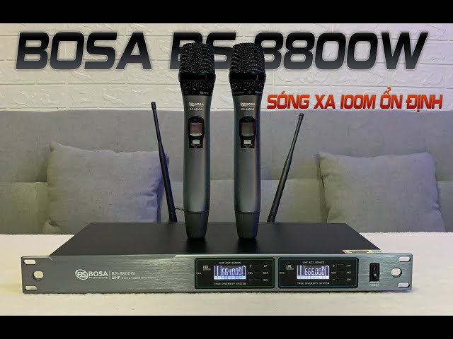 Bosa BS-8800W - Micro Karaoke Không Dây