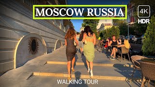🔥 Peeping at Russians and Moscow Streets, Walk City Center 4K HDR, Streets, Girls & Walk Vibes