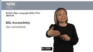 British Sign Language Plan 2024-30
