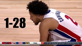 Detroit Pistons finally win a game after losing 28 straight games!