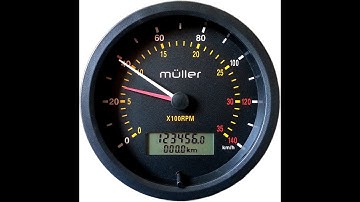 Muller Speedometer - RPM Calibration