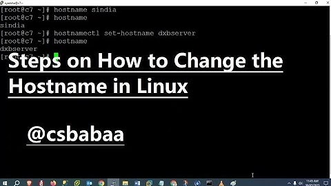 How to Change Hostname in Linux #shorts #youtubeshorts #shortvideo #shortsviral