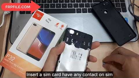 Bypass FRP Lock Google Account Itel P32 No need PC