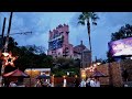 Relaxing Walk in the Rain at Disney's Hollywood Studios in 4K | Walt Disney World Florida 2020