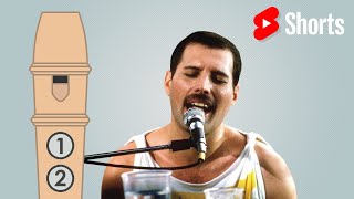 How to play the recorder: We Are the Champions #Shorts #Recorder #HowToPlay