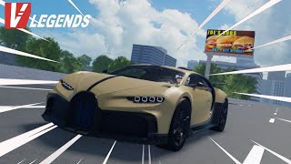 NEW BUGATTI PUR SPORT! REVIEW! (Roblox Vehicle Legends)