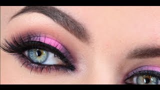 Pink and Brown evening look