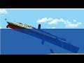 RMS Lusitania Sinking (V2) | Floating Sandbox 1.11.1