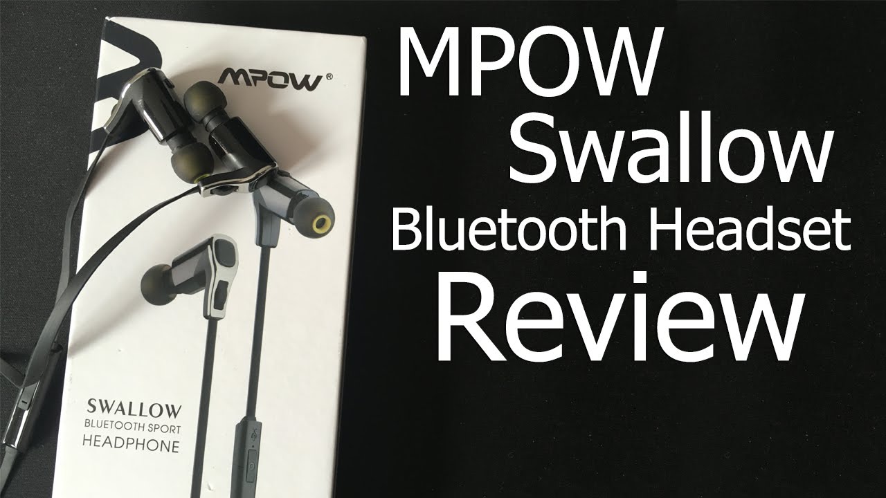 MPOW Swallow Review Budget Bluetooth Headphones YouTube