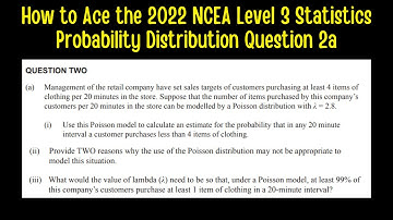 How to Ace the 2022 NCEA Level 3 Statistics - Probability Distribution Question 2a