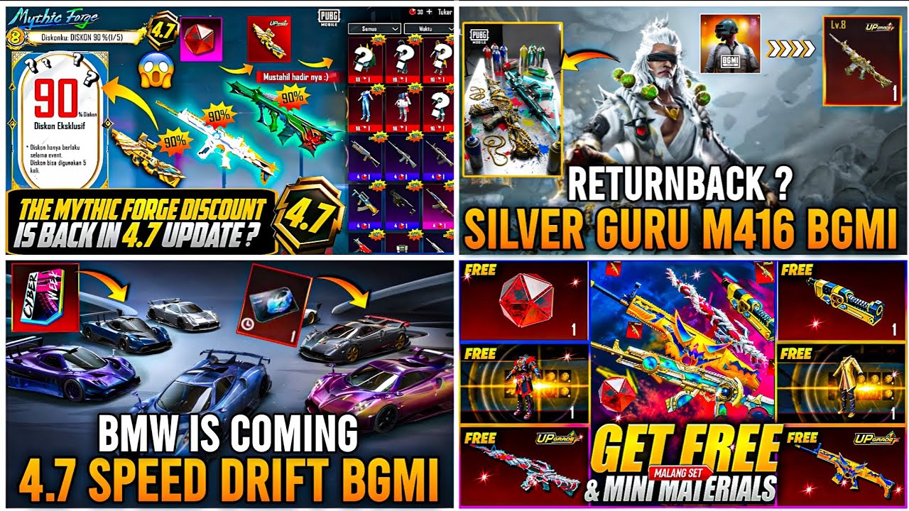 🔴 NEXT CYBER WEEK LEAKS 🔥😱 SILVER GURU M416 RETURN ✓ 4.7 SPEED
