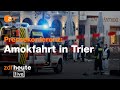 Pressekonferenz zur Amokfahrt in Trier | ZDFheute live