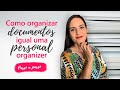 Como organizar documentos igual uma Personal Organizer