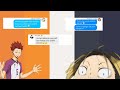 "Let's change our couple profile pictures" prank by the bottoms || Haikyuu Texts