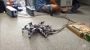 Hybrid Walking and Flying Robot