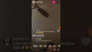 Lil Durk Baby Mama Nikki Goes Off On A Fan On Ig Live