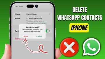 How to Delete Contacts on WhatsApp iPhone | Remove WhatsApp Contacts 2025