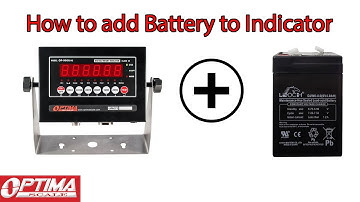 OP 900 How to add Battery to non Battery indicator