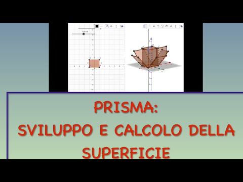 Video: Come Trovare L'area Della Superficie Laterale Di Un Prisma