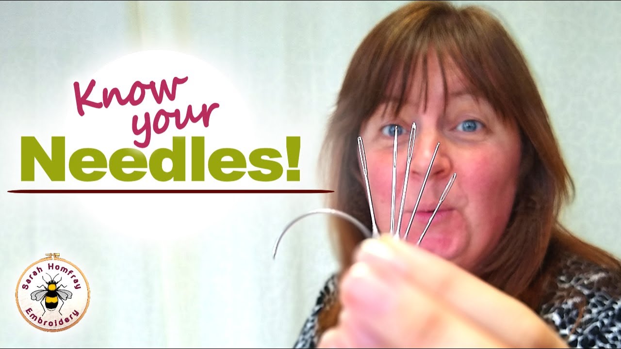 Do you know your needles? Types & sizes of hand embroidery needle ...