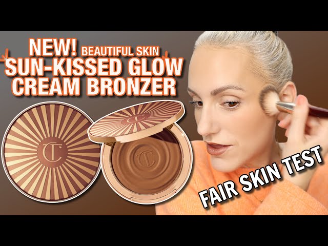 CHARLOTTE TILBURY SUN KISSED GLOW CREAM BRONZER, fair skin