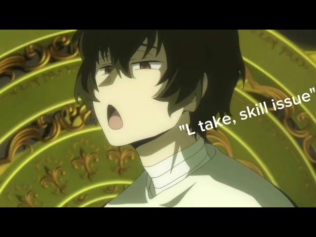 Dazai and Fyodor speaking gibberish | English dub voice actors class=