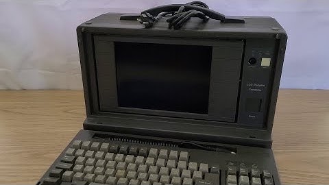 UPDATE!: Portable 386 PC video issues resolved!