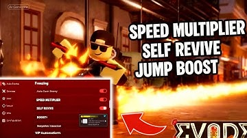 BEST EVADE SCRIPT AUTO REVIVE + WALKSPEED MULTIPLIER AND MORE | Scriptify